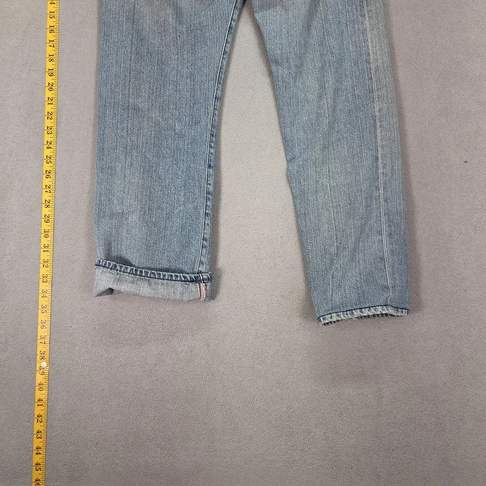 Jacob Cohen Jeans Mens 30x26 Selvedge Straight Button‎ Fly Made Italy Fits 28x26